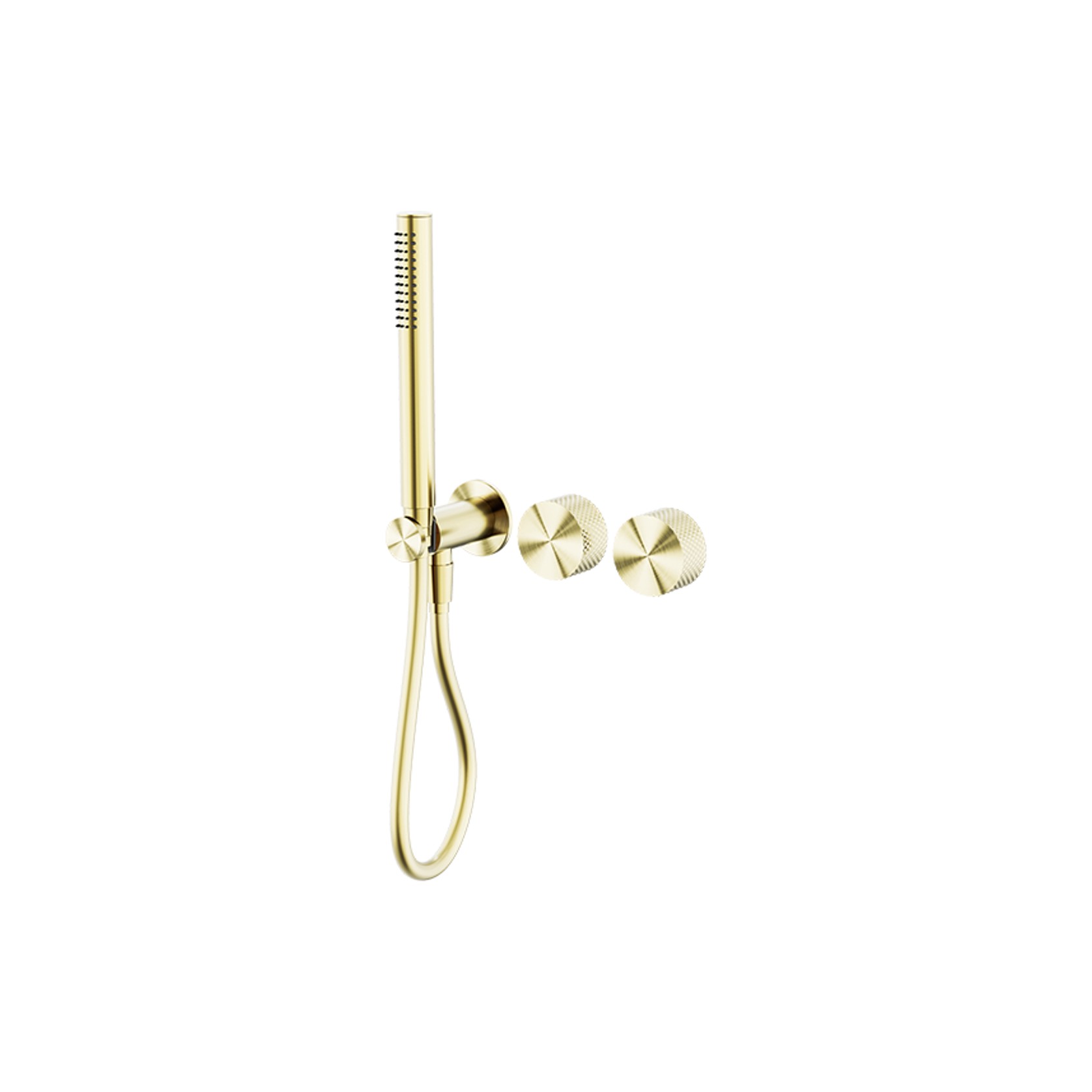Opal Shower System Separate Plate Brushed Gold gallery detail image