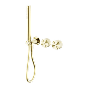 Opal Shower System Separate Plate Brushed Gold gallery detail image