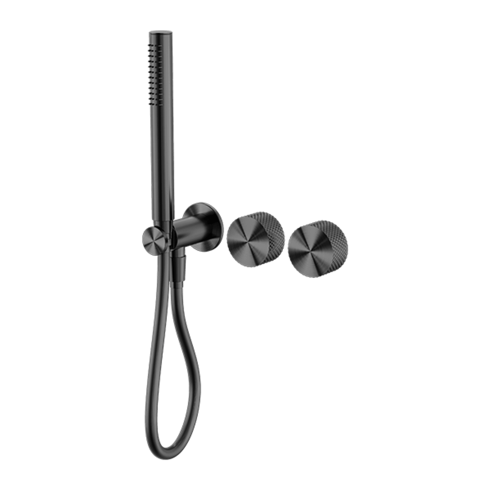 Opal Shower System Separate Plate Graphite gallery detail image