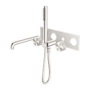 Opal Shower System With Spout 230mm Kit Brushed Nickel gallery detail image