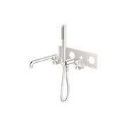 Opal Shower System With Spout 250mm Kit Brushed Nickel gallery detail image