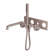 Opal Shower System With Spout 250mm Kit Brushed Bronze gallery detail image