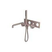 Opal Shower System With Spout 250mm Kit Brushed Bronze gallery detail image