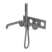 Opal Shower System With Spout 250mm Kit Graphite gallery detail image