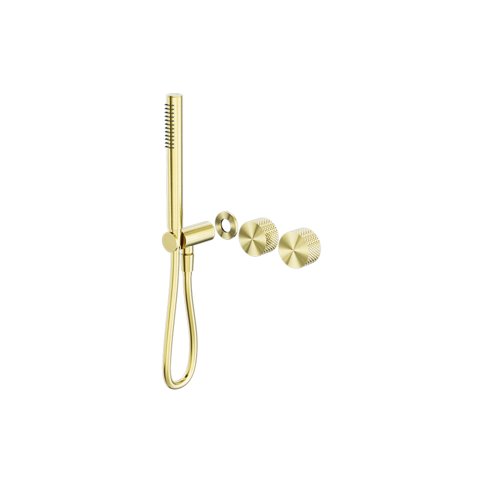 Opal Shower System Separate Plate Kit Brushed Gold gallery detail image