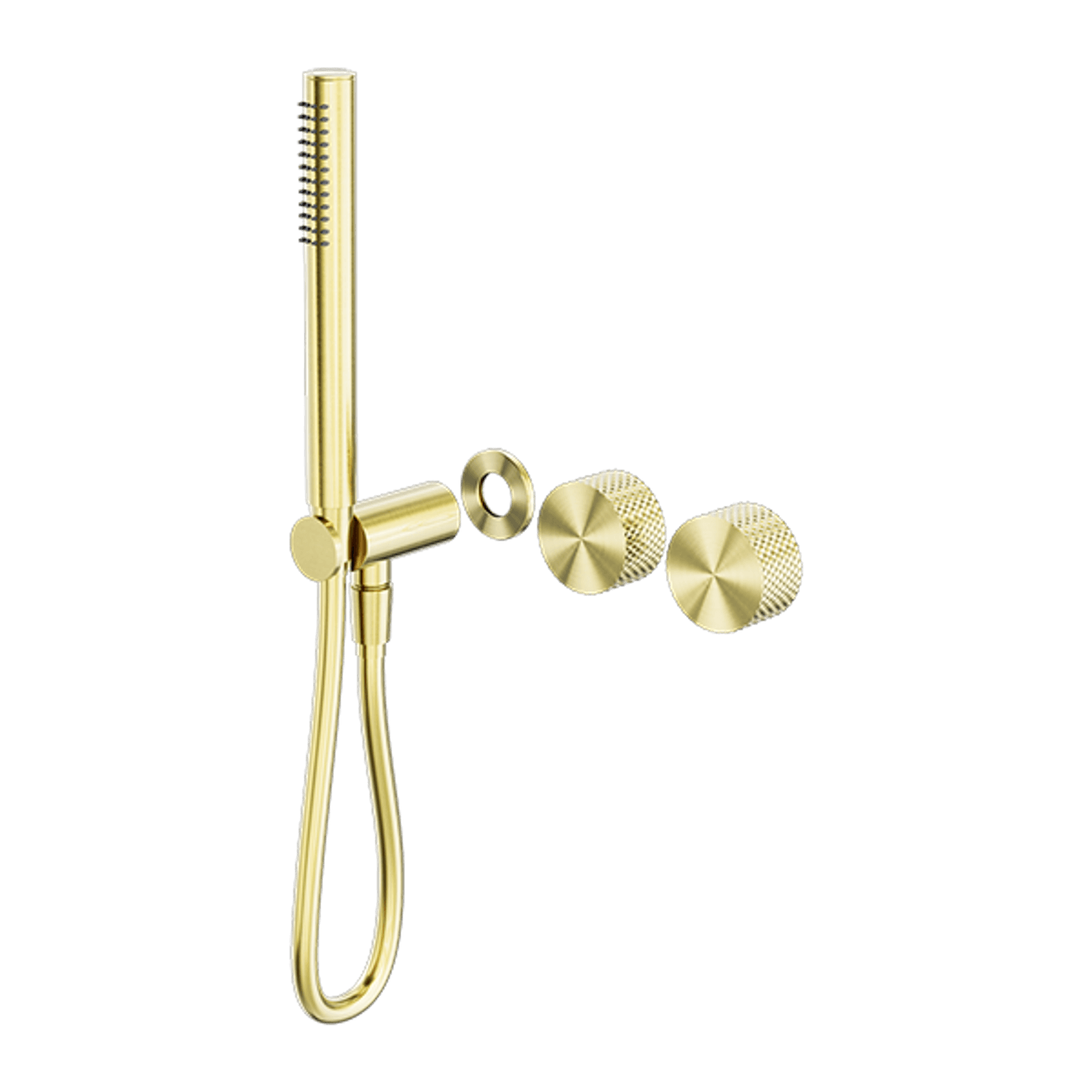 Opal Shower System Separate Plate Kit Brushed Gold gallery detail image