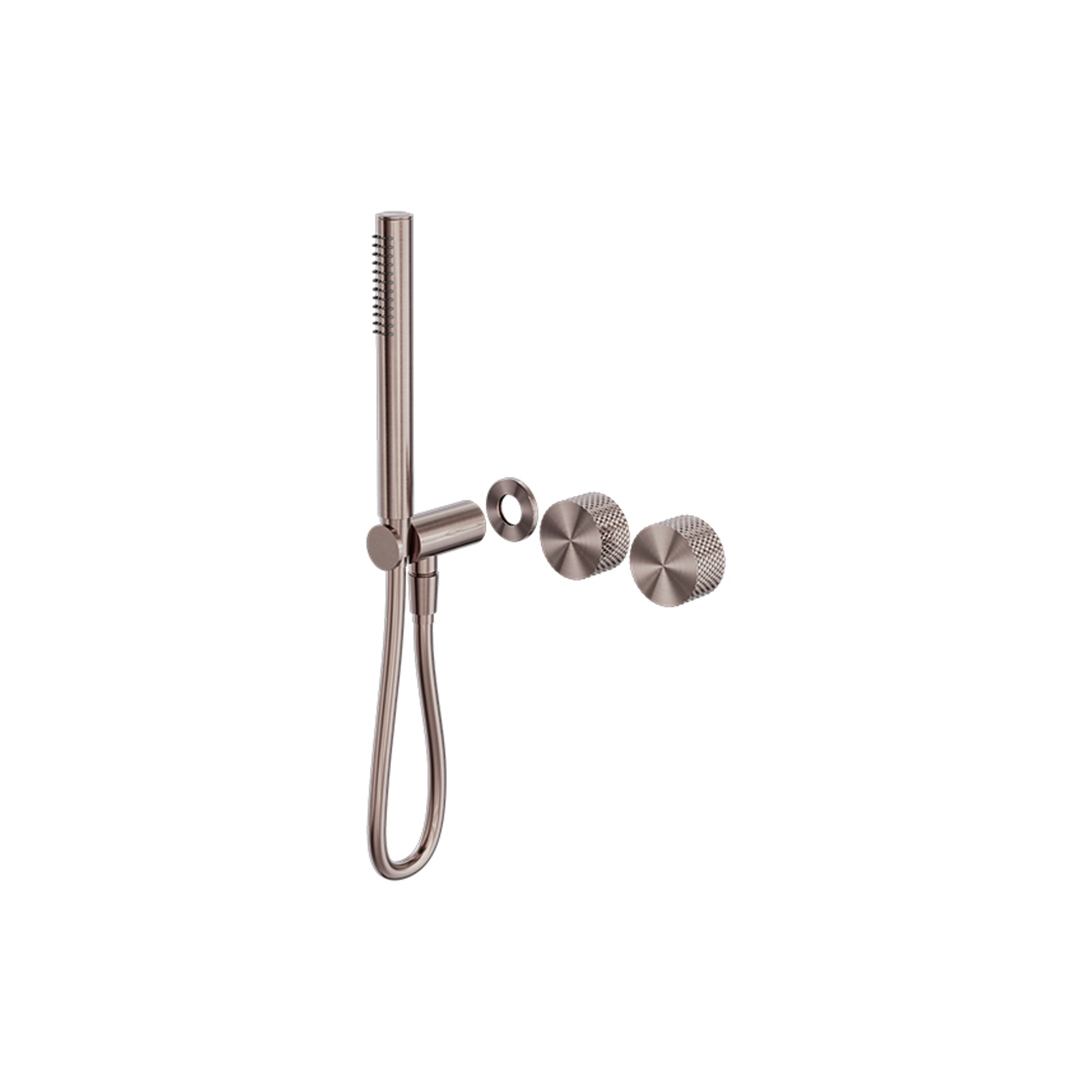 Opal Shower System Separate Plate Kit Brushed Bronze gallery detail image