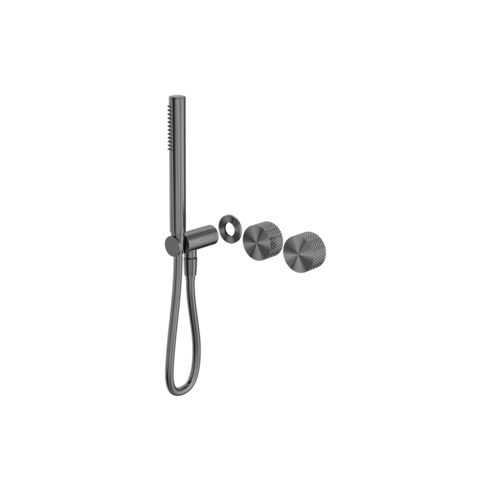 Opal Shower System Separate Plate Kit Graphite gallery detail image