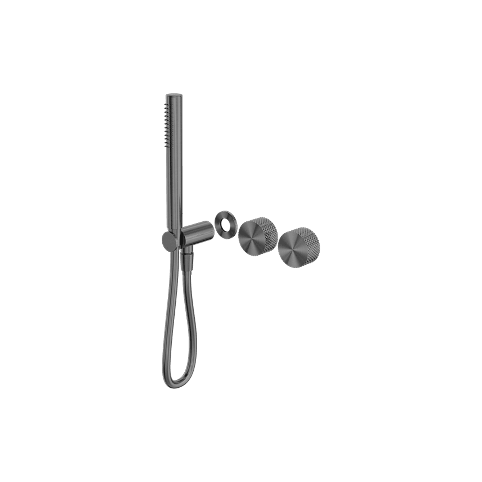 Opal Shower System Separate Plate Kit Graphite gallery detail image