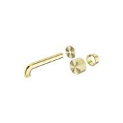 Opal Wall Basin/Bath Set 120mm Kit Brushed Gold gallery detail image