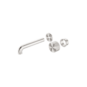 Opal Wall Basin/Bath Set 260mm Kit Brushed Nickel gallery detail image