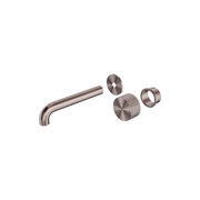 Opal Wall Basin/Bath Set 185mm Kit Brushed Bronze gallery detail image