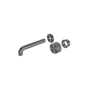 Opal Wall Basin/Bath Set 185mm Kit Graphite gallery detail image