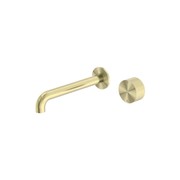 Opal Wall Basin/Bath Set 185mm Brushed Gold gallery detail image