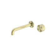 Opal Wall Basin/Bath Set 260mm Brushed Gold gallery detail image