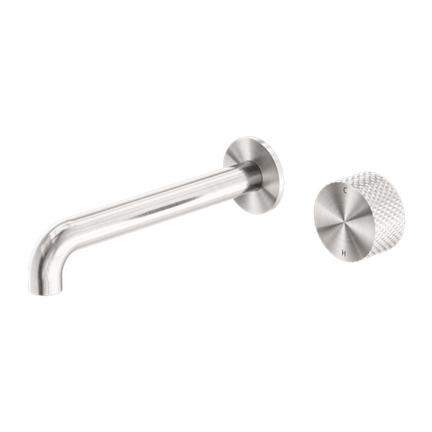 Opal Wall Basin/Bath Set 230mm Brushed Nickel gallery detail image