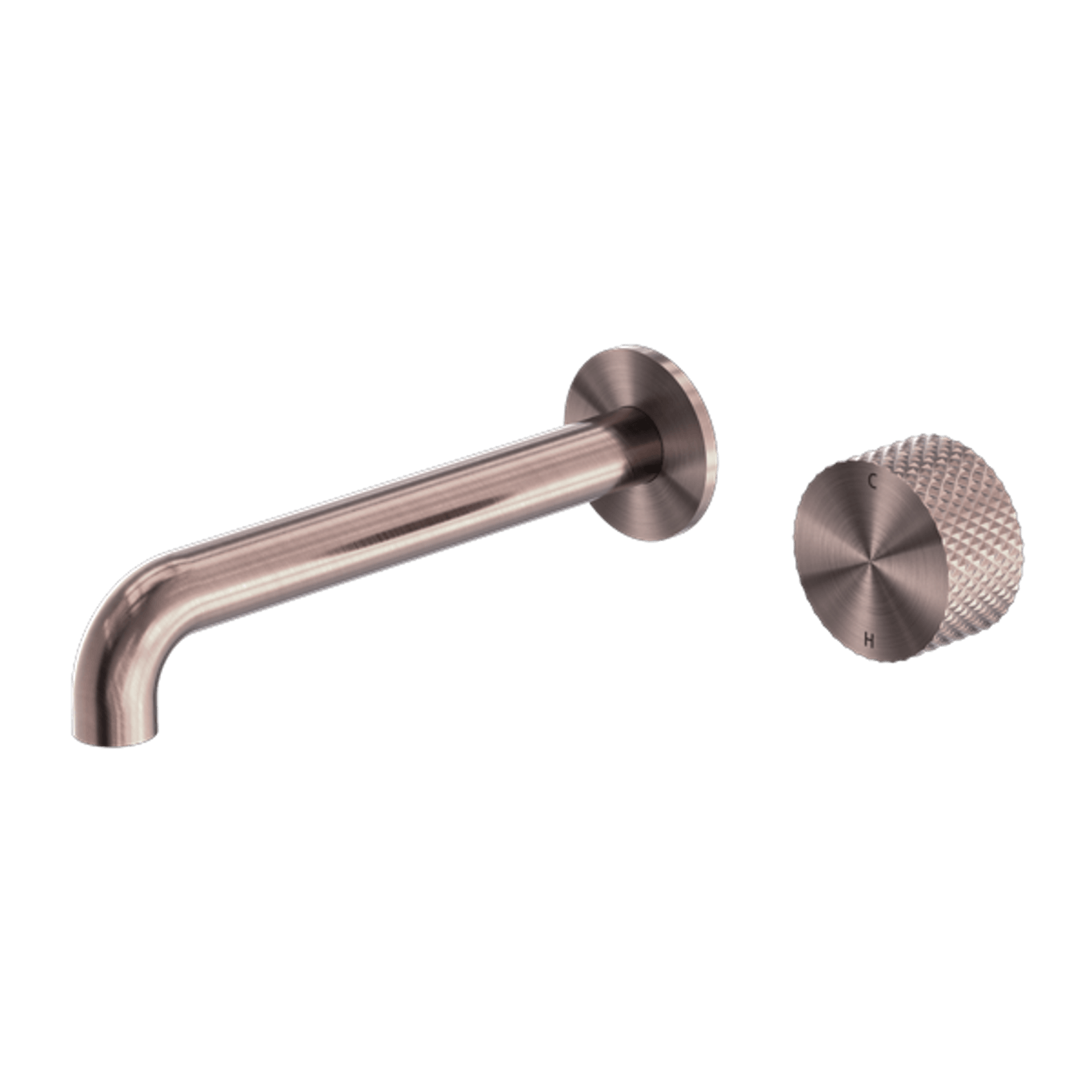 Opal Wall Basin/Bath Set 185mm Brushed Bronze gallery detail image