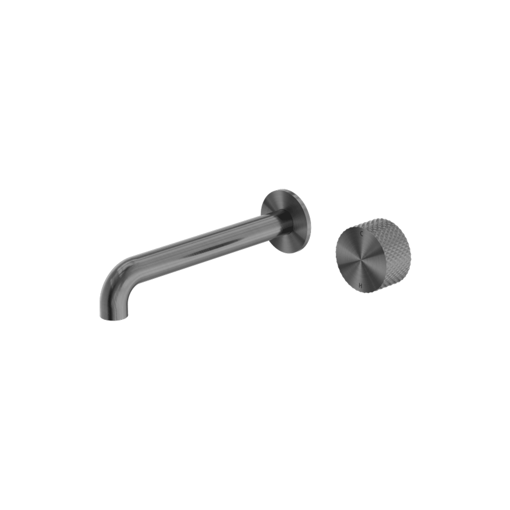 Opal Wall Basin/Bath Set 185mm Graphite gallery detail image