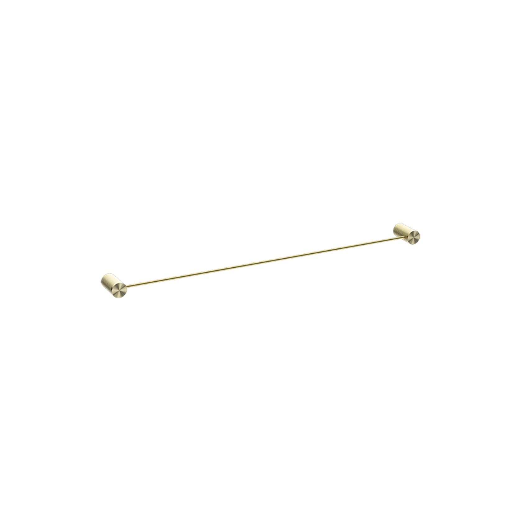 Opal Single Towel Rail 800mm Brushed Gold gallery detail image