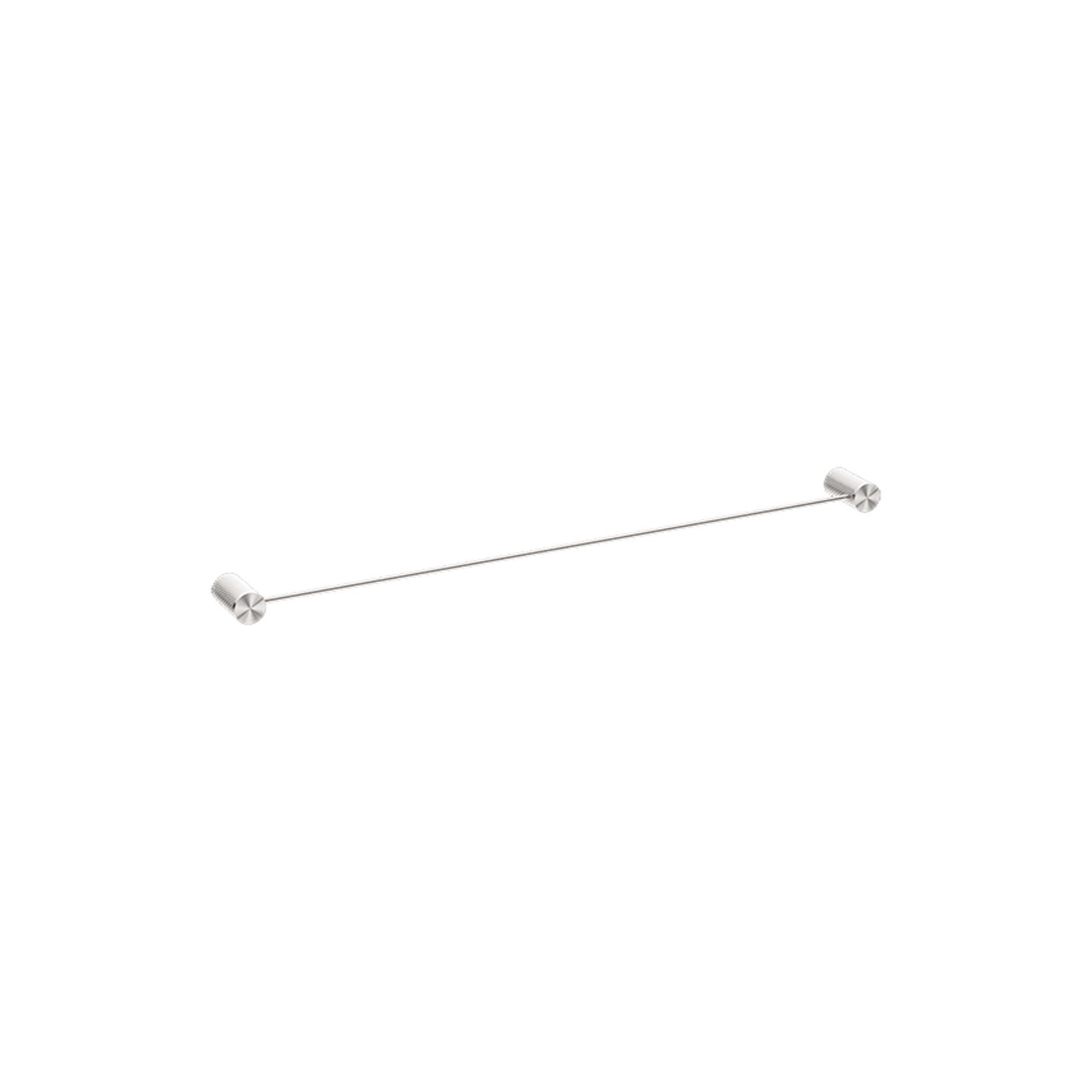 Opal Single Towel Rail 800mm Brushed Nickel gallery detail image