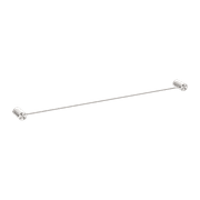 Opal Single Towel Rail 800mm Brushed Nickel gallery detail image