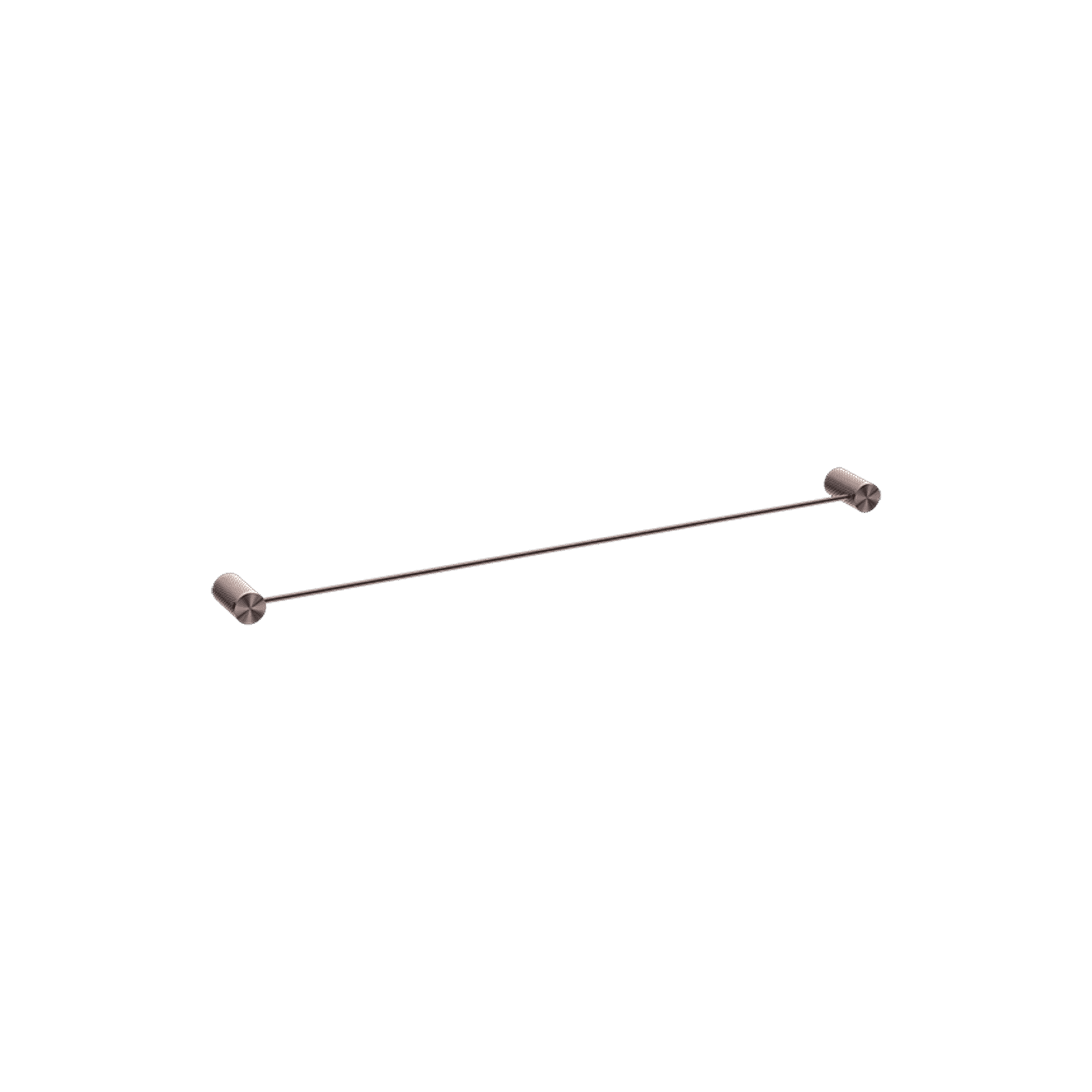 Opal Single Towel Rail 800mm Brushed Bronze gallery detail image