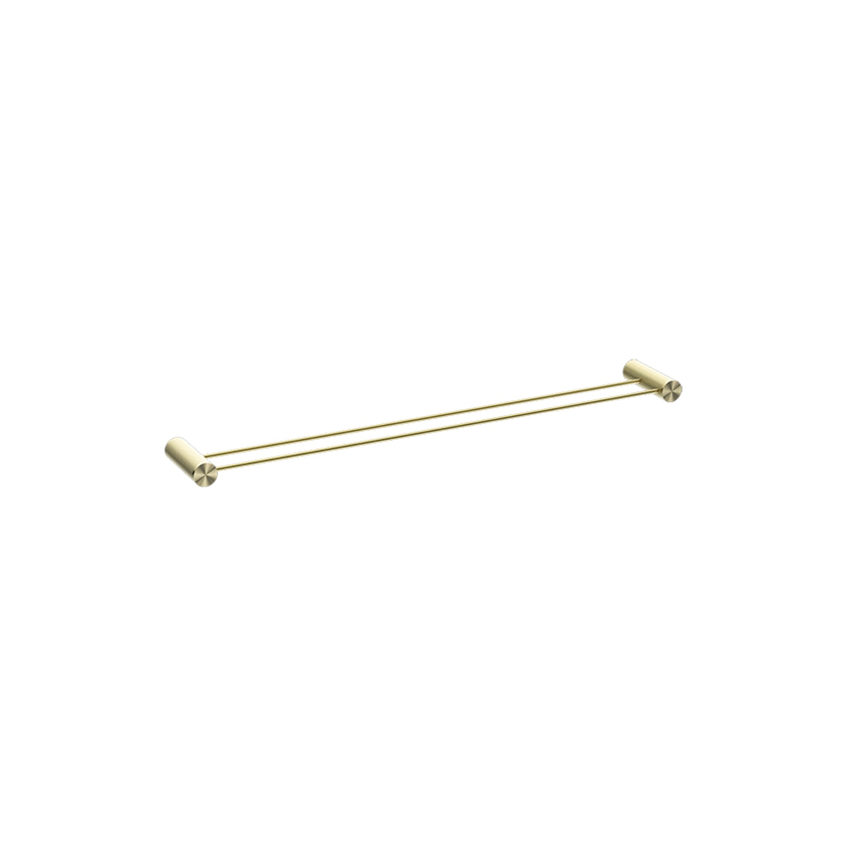 Opal Double Towel Rail 800mm Brushed Gold gallery detail image