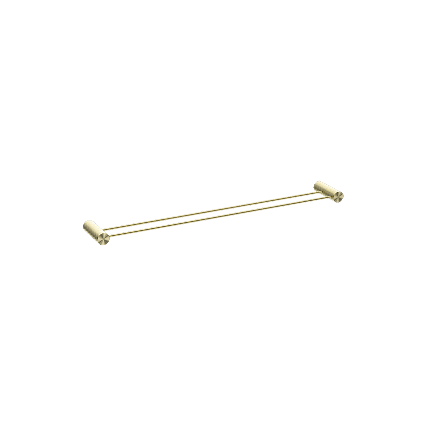 Opal Double Towel Rail 800mm Brushed Gold gallery detail image