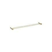 Opal Double Towel Rail 800mm Brushed Gold gallery detail image