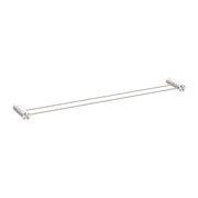 Opal Double Towel Rail 800mm Brushed Nickel gallery detail image