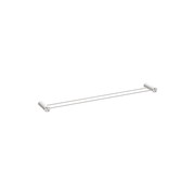 Opal Double Towel Rail 800mm Brushed Nickel gallery detail image