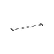 Opal Double Towel Rail 800mm Graphite gallery detail image