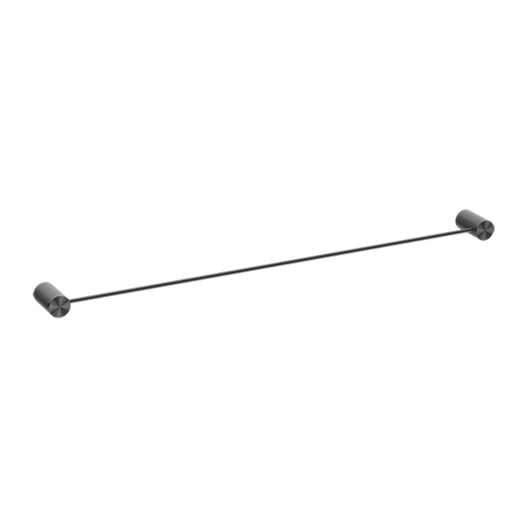 Opal Single Towel Rail 800mm Graphite gallery detail image