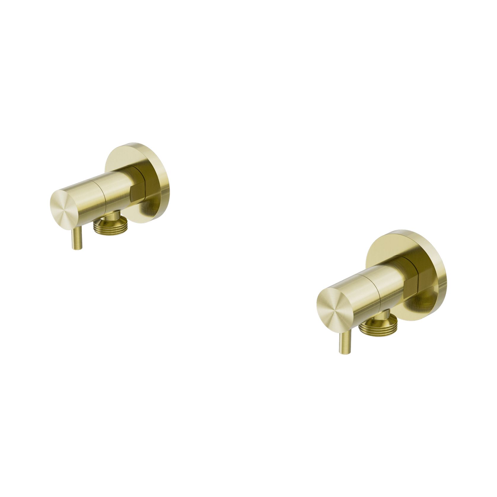 Washing Machine Tap Set Brushed Gold gallery detail image