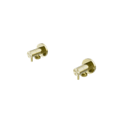 Washing Machine Tap Set Brushed Gold gallery detail image