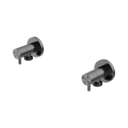 Washing Machine Tap Set Gun Metal gallery detail image