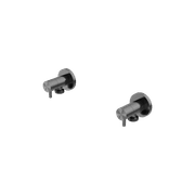 Washing Machine Tap Set Gun Metal gallery detail image