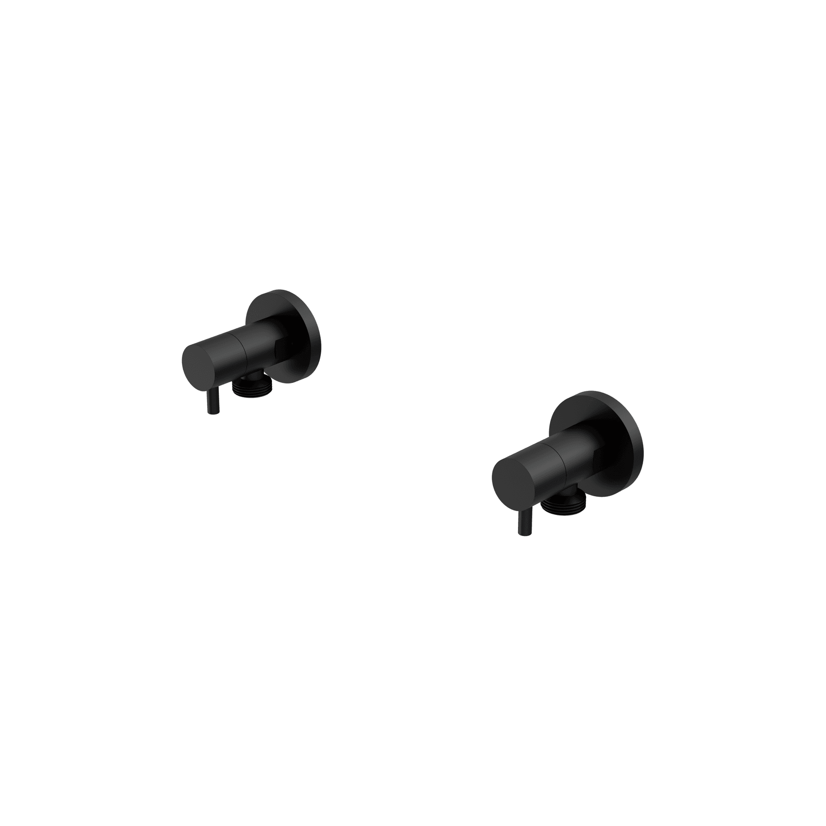 Washing Machine Tap Set Matte Black gallery detail image