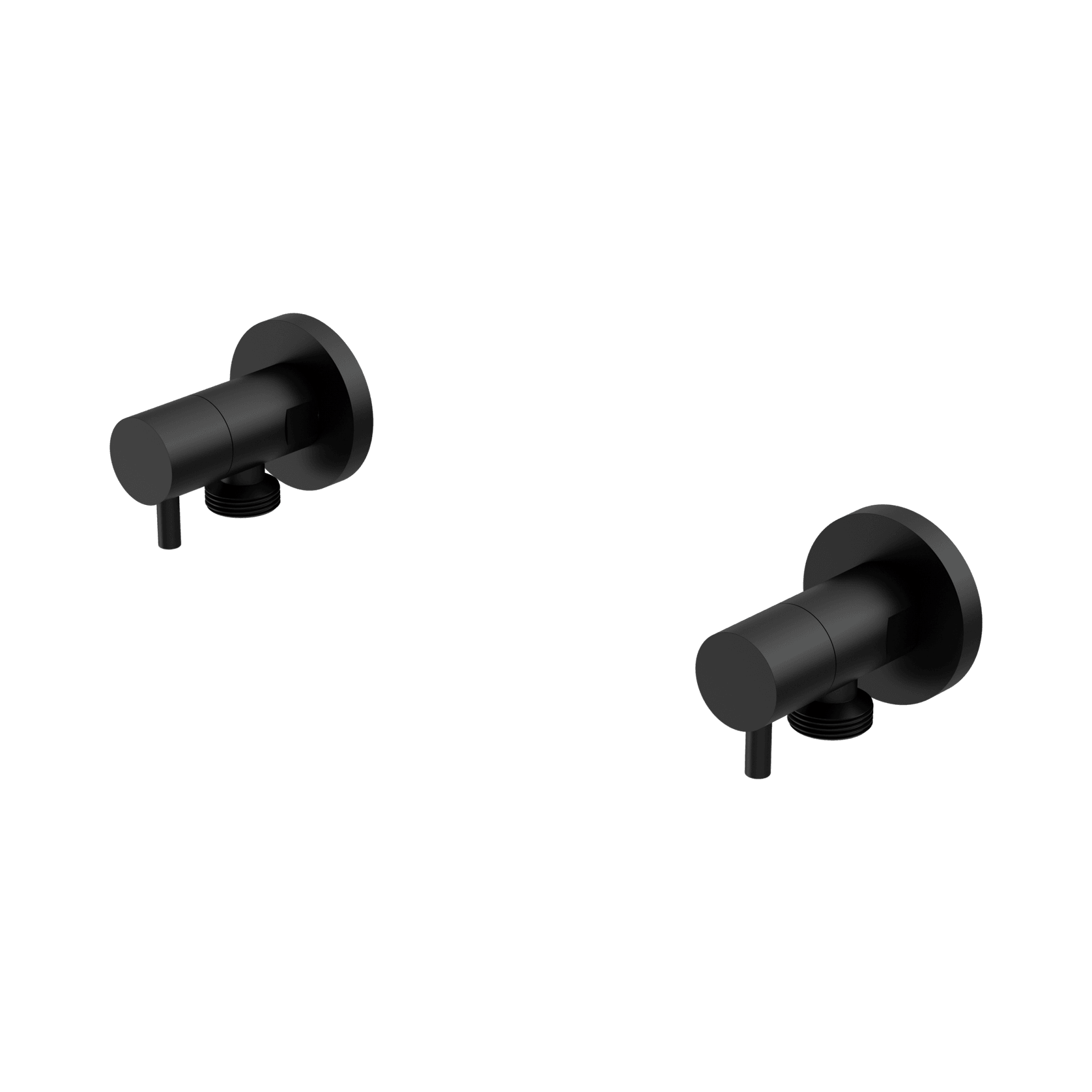 Washing Machine Tap Set Matte Black gallery detail image