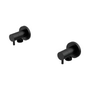 Washing Machine Tap Set Matte Black gallery detail image