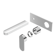 Ecco Wall Basin/Bath Mixer Trim Kits Only Chrome gallery detail image