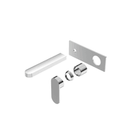 Ecco Wall Basin/Bath Mixer Trim Kits Only Chrome gallery detail image