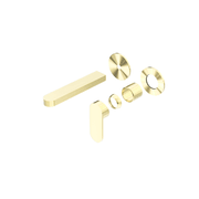 Ecco Wall Basin/Bath Mixer Separate Back Plate Trim Kits Only Brushed Gold gallery detail image