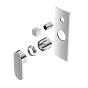 Ecco Shower Mixer With Divertor Trim Kits Only Chrome gallery detail image