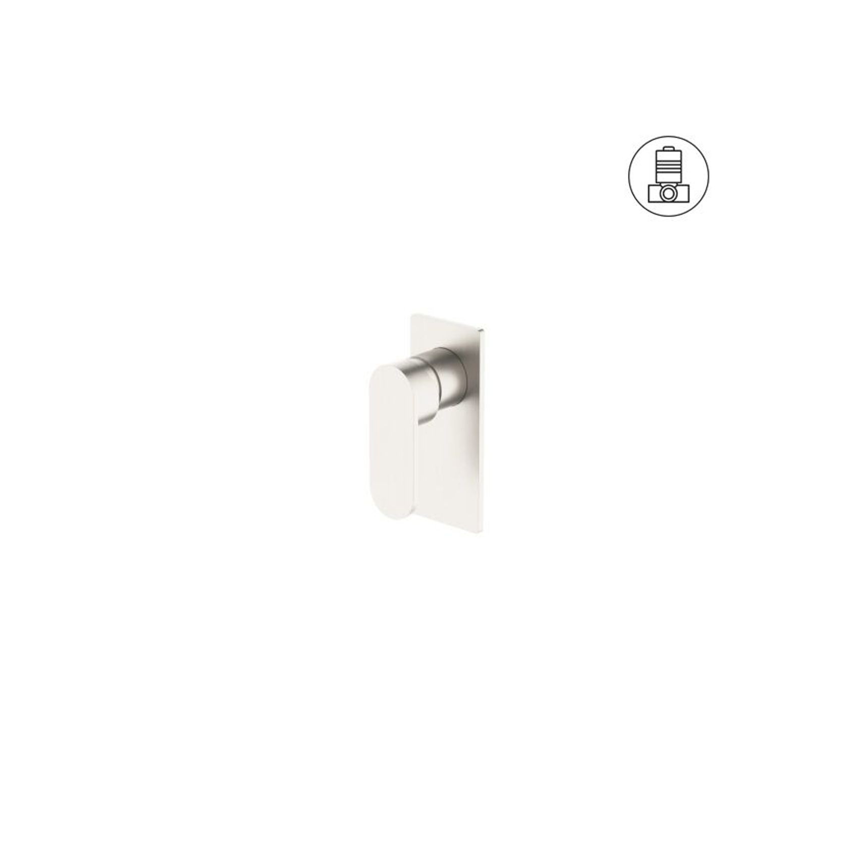 Ecco Shower Mixer Brushed Nickel gallery detail image