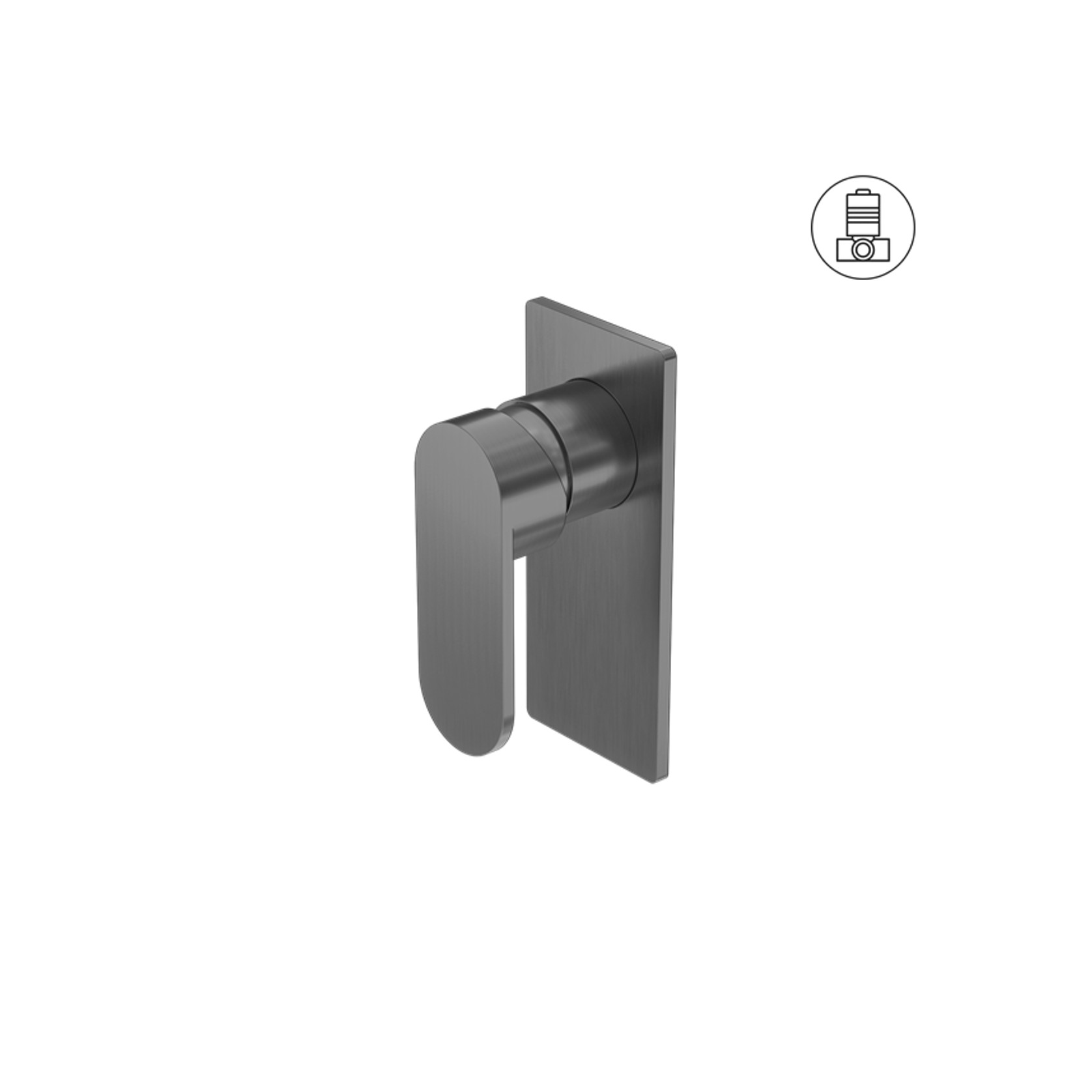 Ecco Shower Mixer Gun Metal gallery detail image