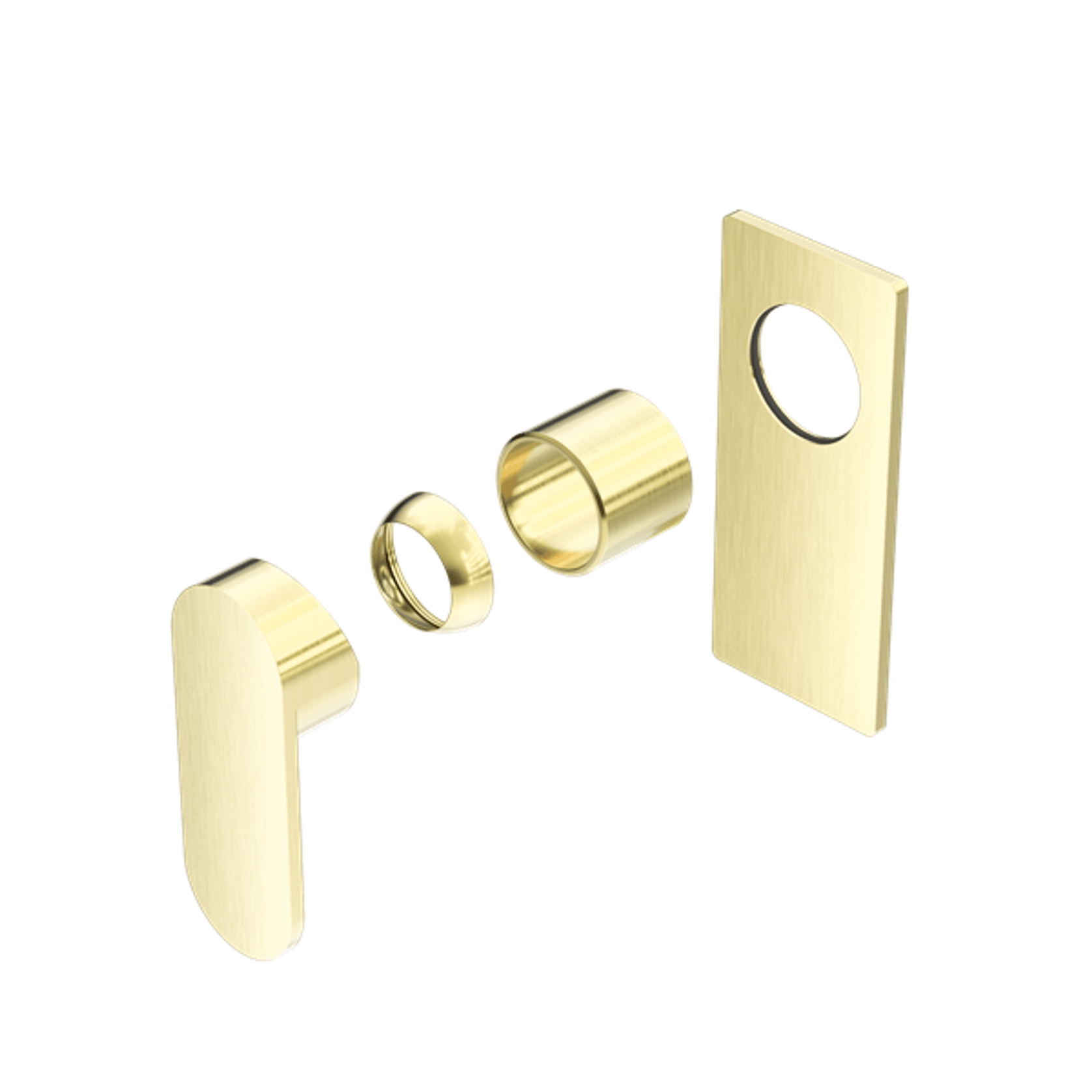Ecco Shower Mixer Trim Kits Only Brushed Gold gallery detail image