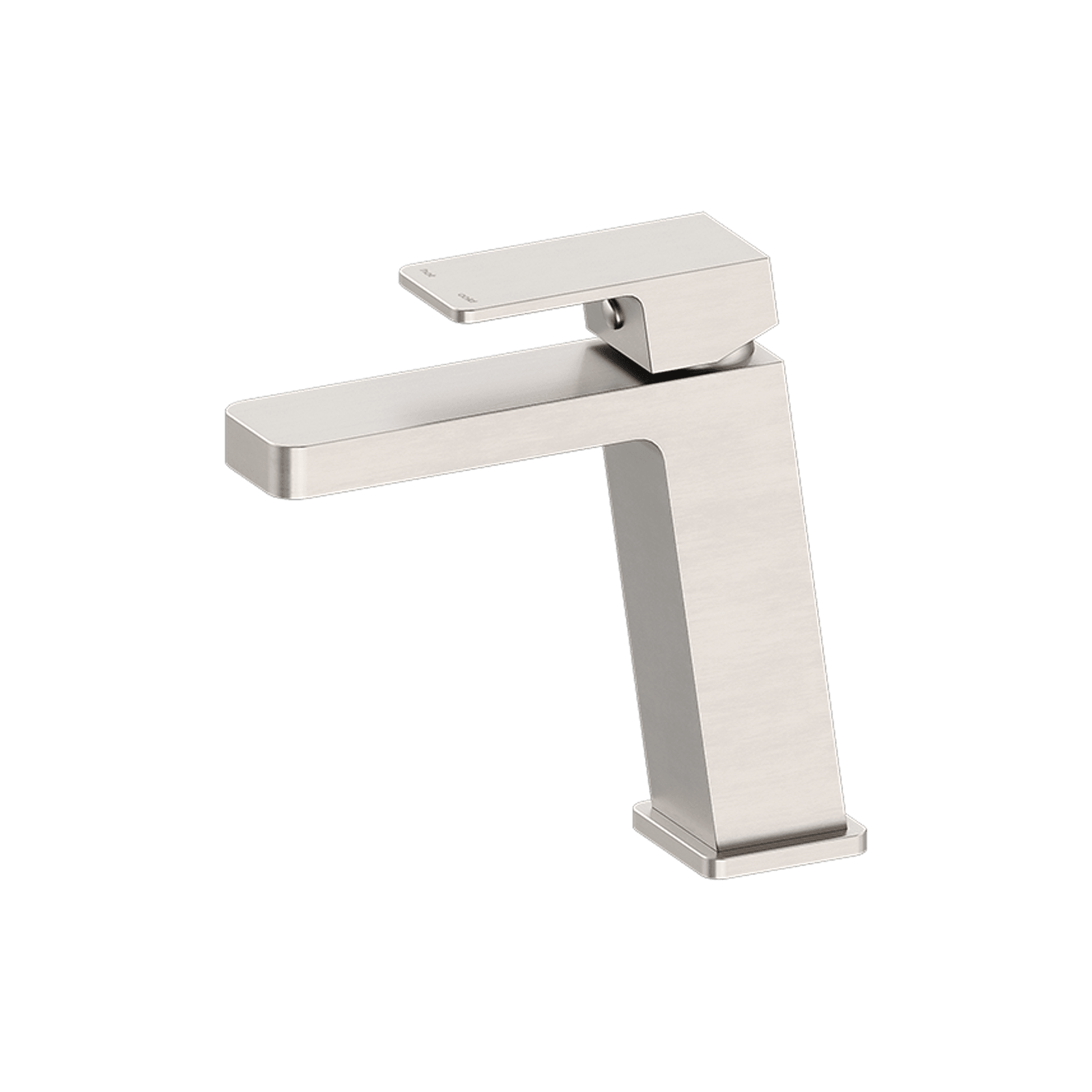 Celia Basin Mixer Angle Spout Brushed Nickel gallery detail image