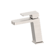 Celia Basin Mixer Angle Spout Brushed Nickel gallery detail image