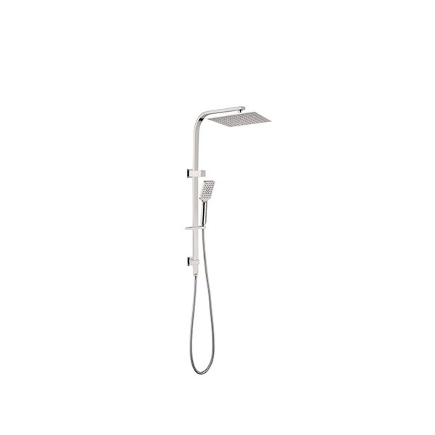 Celia Twin Shower Brushed Nickel gallery detail image